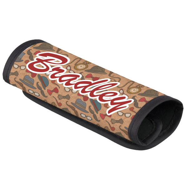 Custom Vintage Hipster Luggage Handle Cover (Personalized)