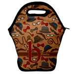 Vintage Hipster Lunch Bag w/ Name and Initial