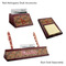 Vintage Hipster Mahogany Desk Accessories