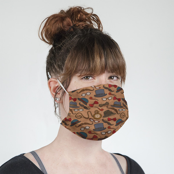 Vintage Hipster Mask - Quarter View on Girl