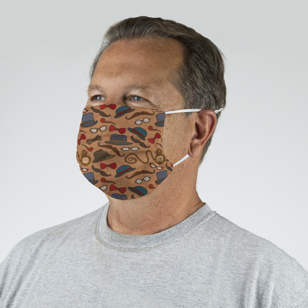 Vintage Hipster Mask - Quarter View on Guy