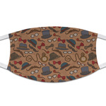 Vintage Hipster Cloth Face Mask (T-Shirt Fabric)