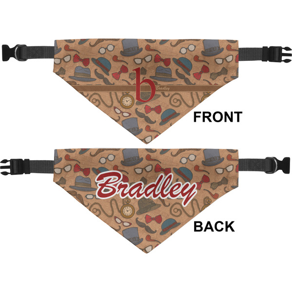 Vintage Hipster Medium Dog Bandana Approval