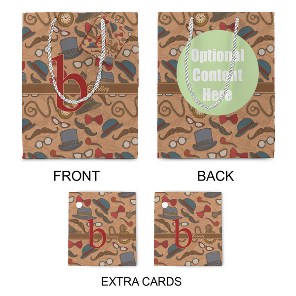 Vintage Hipster Medium Gift Bag - Approval