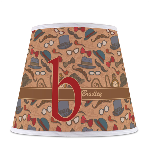 Vintage Hipster Poly Film Empire Lampshade - Front View