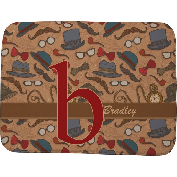 Vintage Hipster Memory Foam Bath Mat 48 X 36