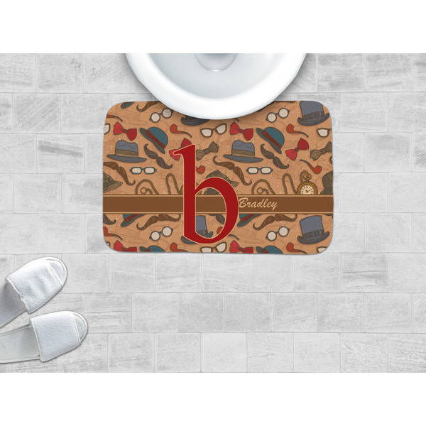 Vintage Hipster Memory Foam Bath Mat - LIFESTYLE