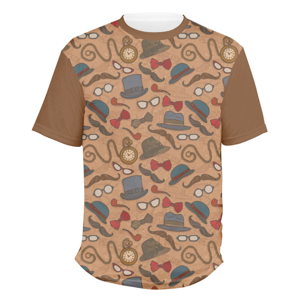 Custom Vintage Hipster Men's Crew T-Shirt - X Large