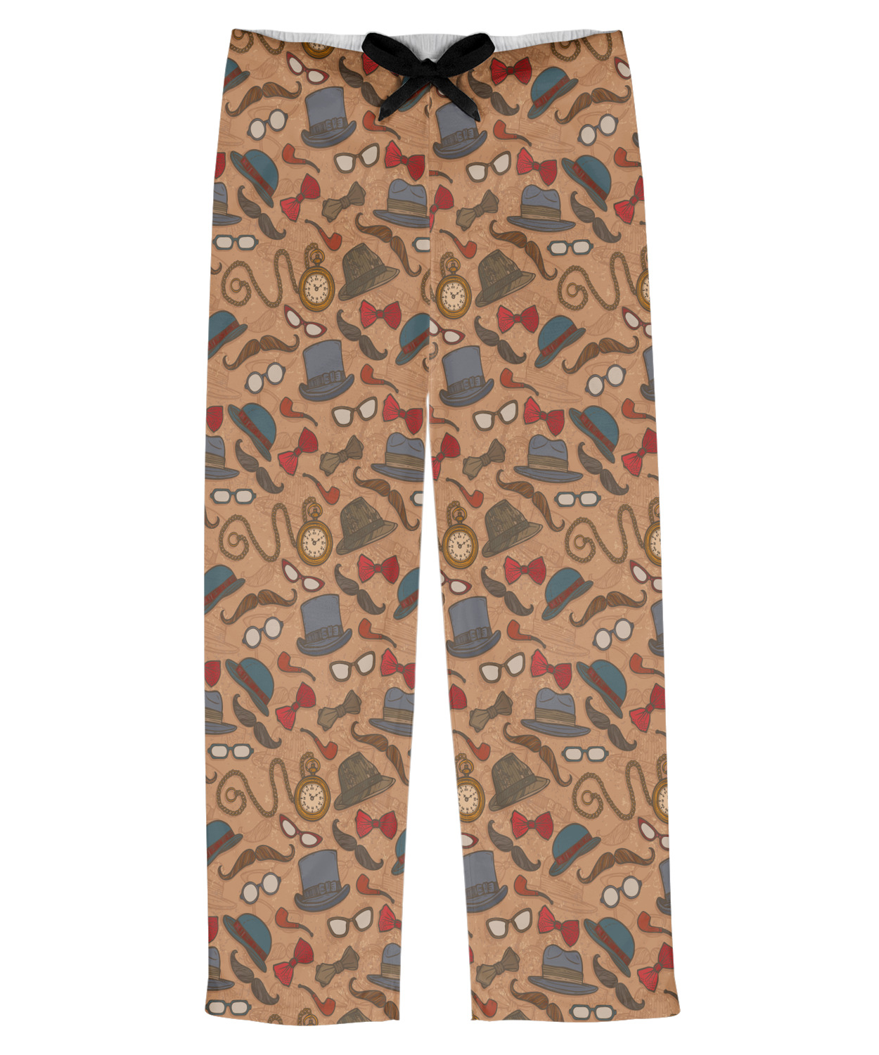 Custom Vintage Hipster Mens Pajama Pants | YouCustomizeIt