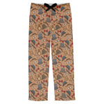 Vintage Hipster Mens Pajama Pants - S