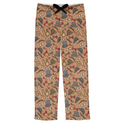 Vintage Hipster Mens Pajama Pants - M