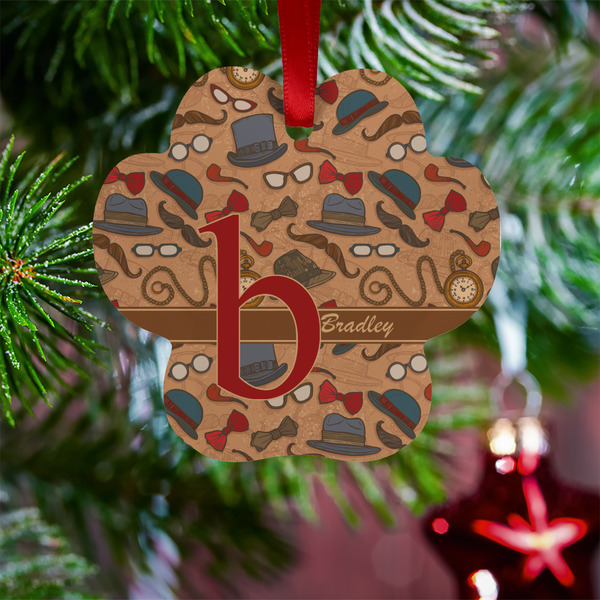 Vintage Hipster Metal Paw Ornament - Lifestyle