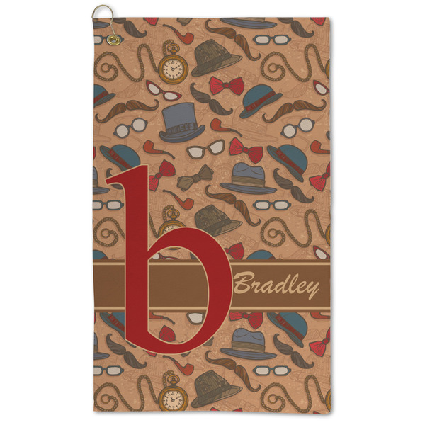 Custom Vintage Hipster Microfiber Golf Towel (Personalized)