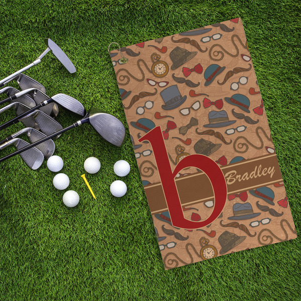 Vintage Hipster Microfiber Golf Towels - LIFESTYLE
