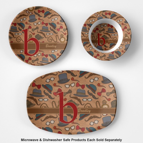 Vintage Hipster Microwave & Dishwasher Safe CP Plastic Dishware - Group