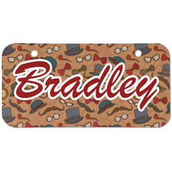 Vintage Hipster Mini/Bicycle License Plate (2 Holes) (Personalized)