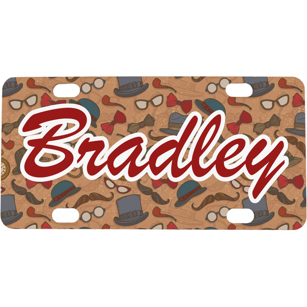 Custom Vintage Hipster Mini / Bicycle License Plate (4 Holes) (Personalized)