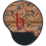 Vintage Hipster Mouse Pad with Wrist Support