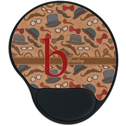 Vintage Hipster Mouse Pad with Wrist Support
