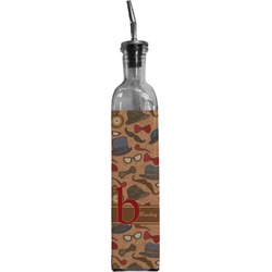 Vintage Hipster Oil Dispenser Bottle (Personalized)