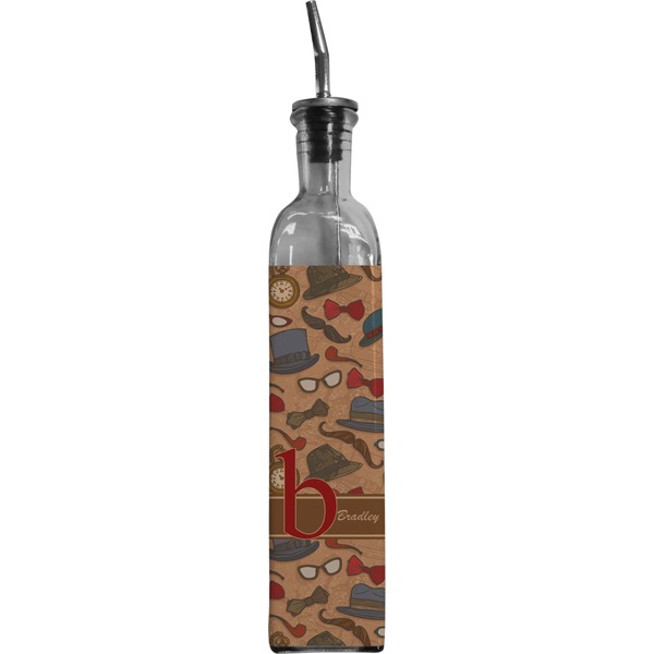 Custom Vintage Hipster Oil Dispenser Bottle (Personalized)