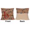 Vintage Hipster Outdoor Pillow - 18x18