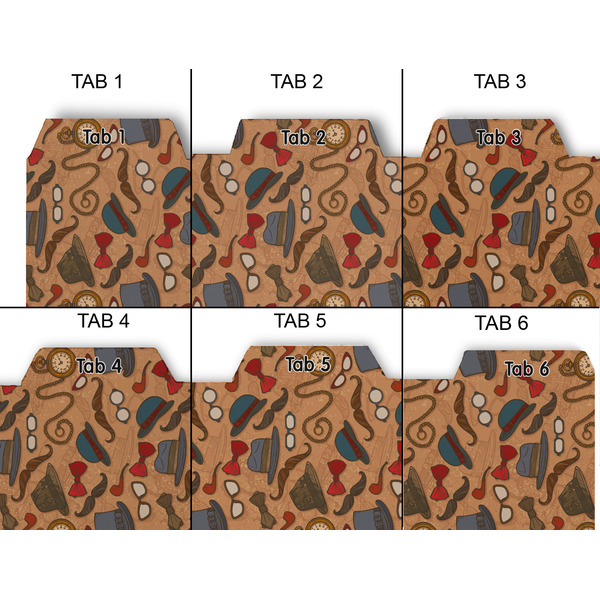 Vintage Hipster Page Dividers - Set of 6 - Approval