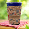 Vintage Hipster Party Cup Sleeves - with bottom - Lifestyle