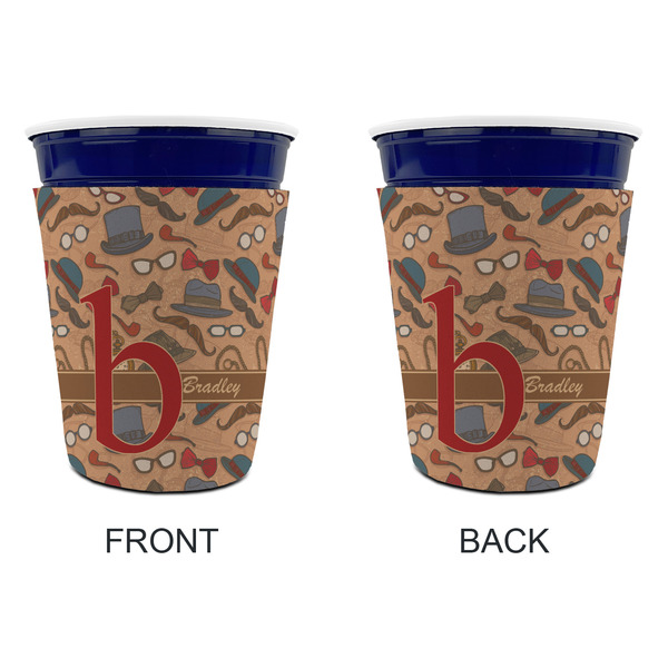 Vintage Hipster Party Cup Sleeves - without bottom - Approval