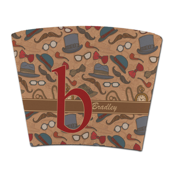 Custom Vintage Hipster Party Cup Sleeve - without bottom (Personalized)