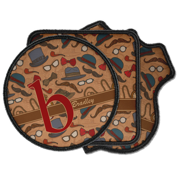 Custom Vintage Hipster Iron on Patches (Personalized)