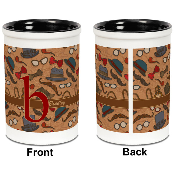 Vintage Hipster Pencil Holder - Black - approval