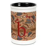Vintage Hipster Ceramic Pencil Holders - Black