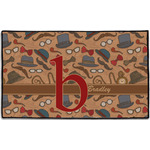 Vintage Hipster Door Mat - 60"x36" (Personalized)