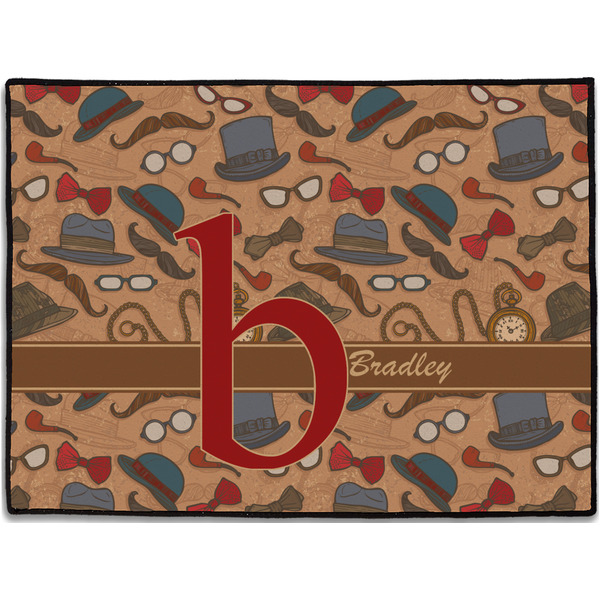 Custom Vintage Hipster Door Mat - 24"x18" (Personalized)