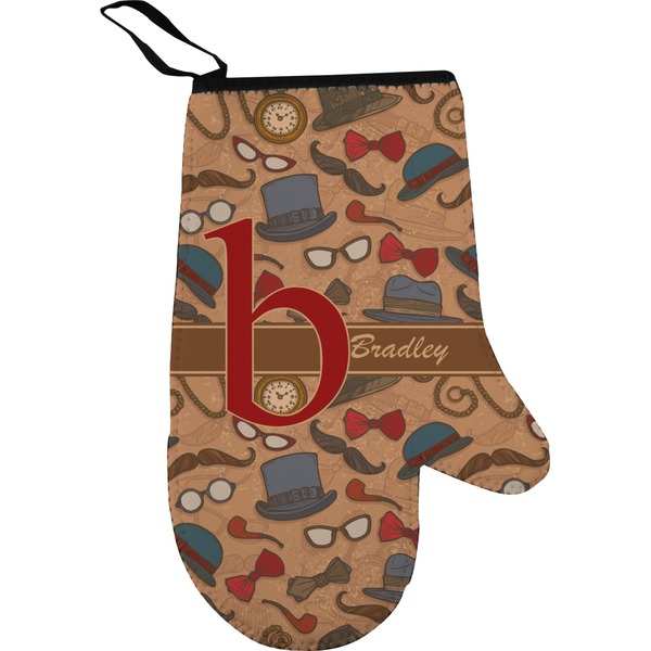 Custom Vintage Hipster Oven Mitt (Personalized)