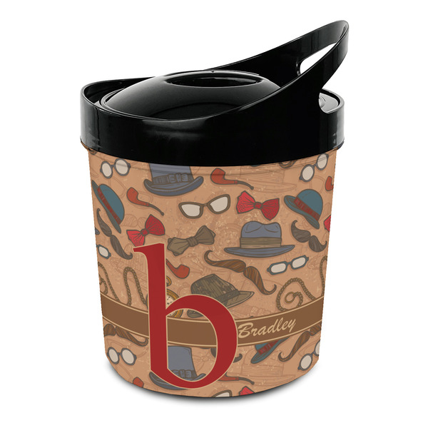 Custom Vintage Hipster Plastic Ice Bucket (Personalized)