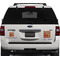 Vintage Hipster Personalized Square Car Magnets on Ford Explorer