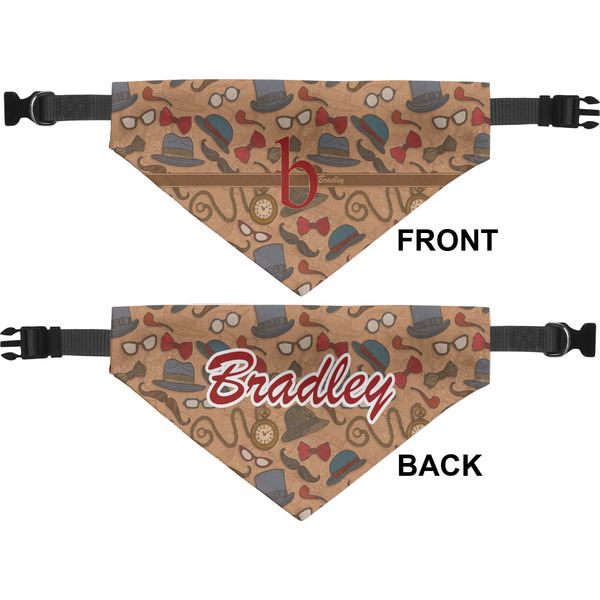 Vintage Hipster Pet Bandana Approval