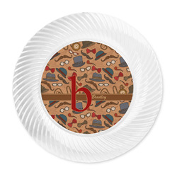 Vintage Hipster Plastic Party Dinner Plates - 10" (Personalized)