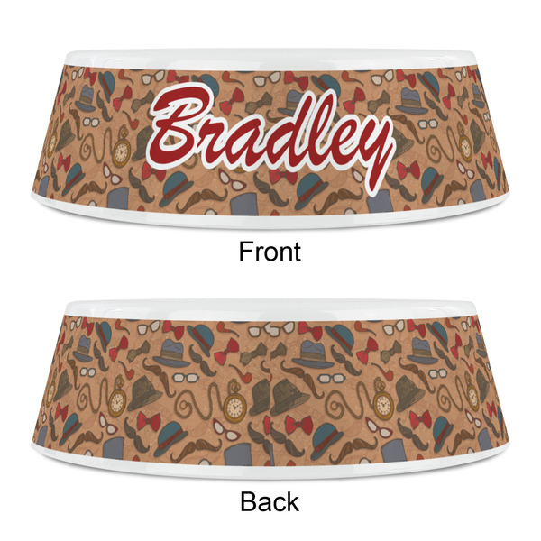 Vintage Hipster Plastic Pet Bowls - Small - APPROVAL