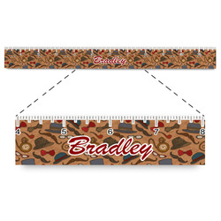 Vintage Hipster Plastic Ruler - 12" (Personalized)