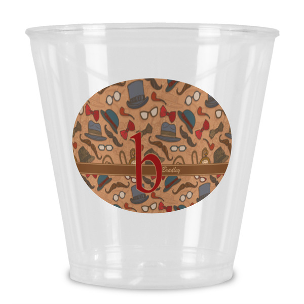 Custom Vintage Hipster Plastic Shot Glass (Personalized)