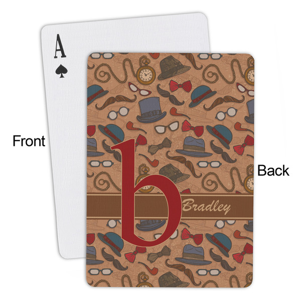 Vintage Hipster Playing Cards - Approval