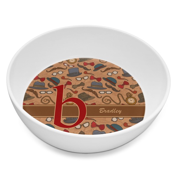 Custom Vintage Hipster Melamine Bowl - 8 oz (Personalized)