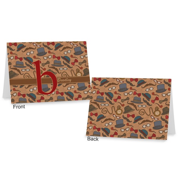 Vintage Hipster Postcard - Front and Back