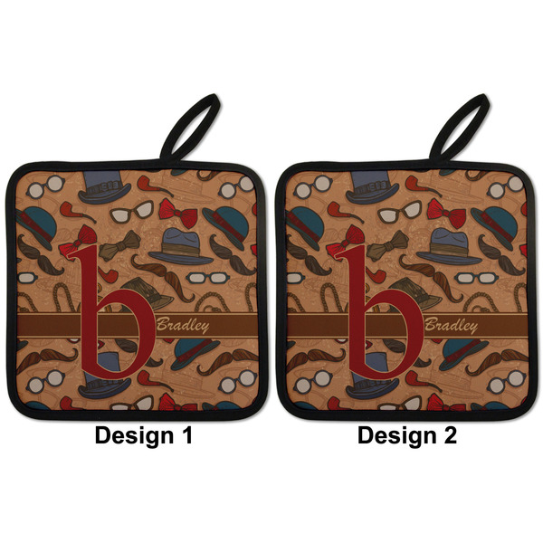 Vintage Hipster Pot Holders - Set of 2 APPROVAL