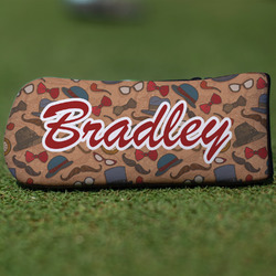 Vintage Hipster Blade Putter Cover (Personalized)