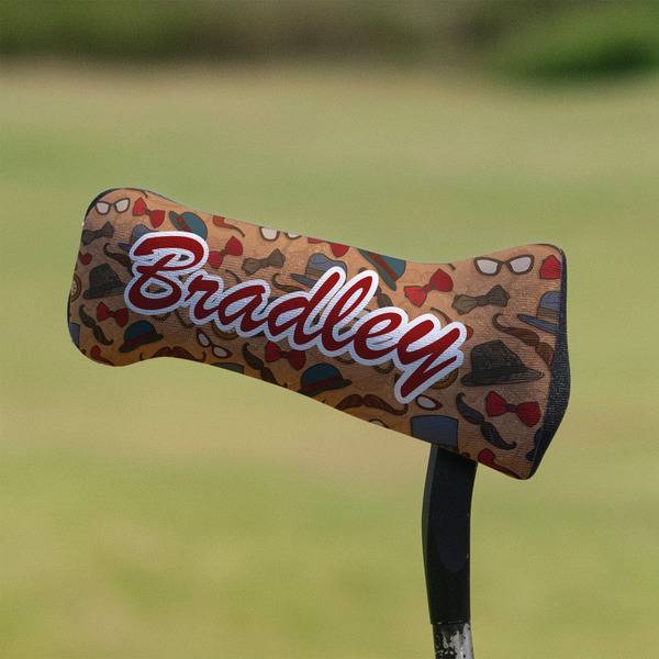 Vintage Hipster Putter Cover - On Putter