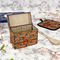 Vintage Hipster Recipe Box - Full Color - In Context